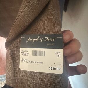 Joseph & Feiss Gold Brown Men's Blazer